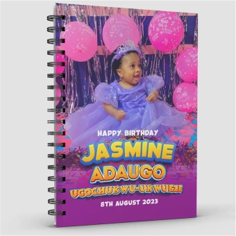 best high top quality custom branded customized birthday event souvenir jotter notepads design and printing in Lagos, Abuja, Nigeria, Africa.