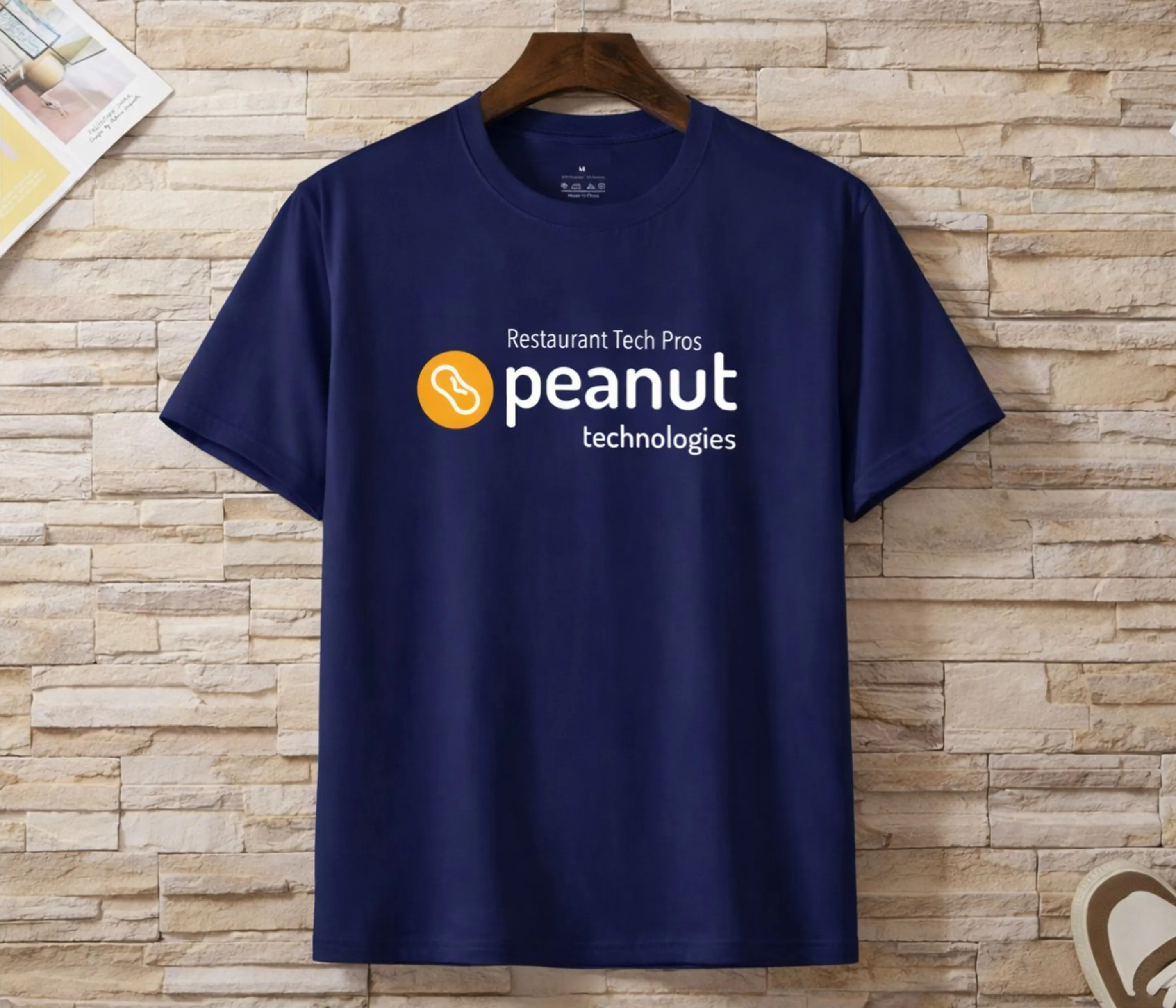 custom tshirt navy blue design and prints in lagos nigeria