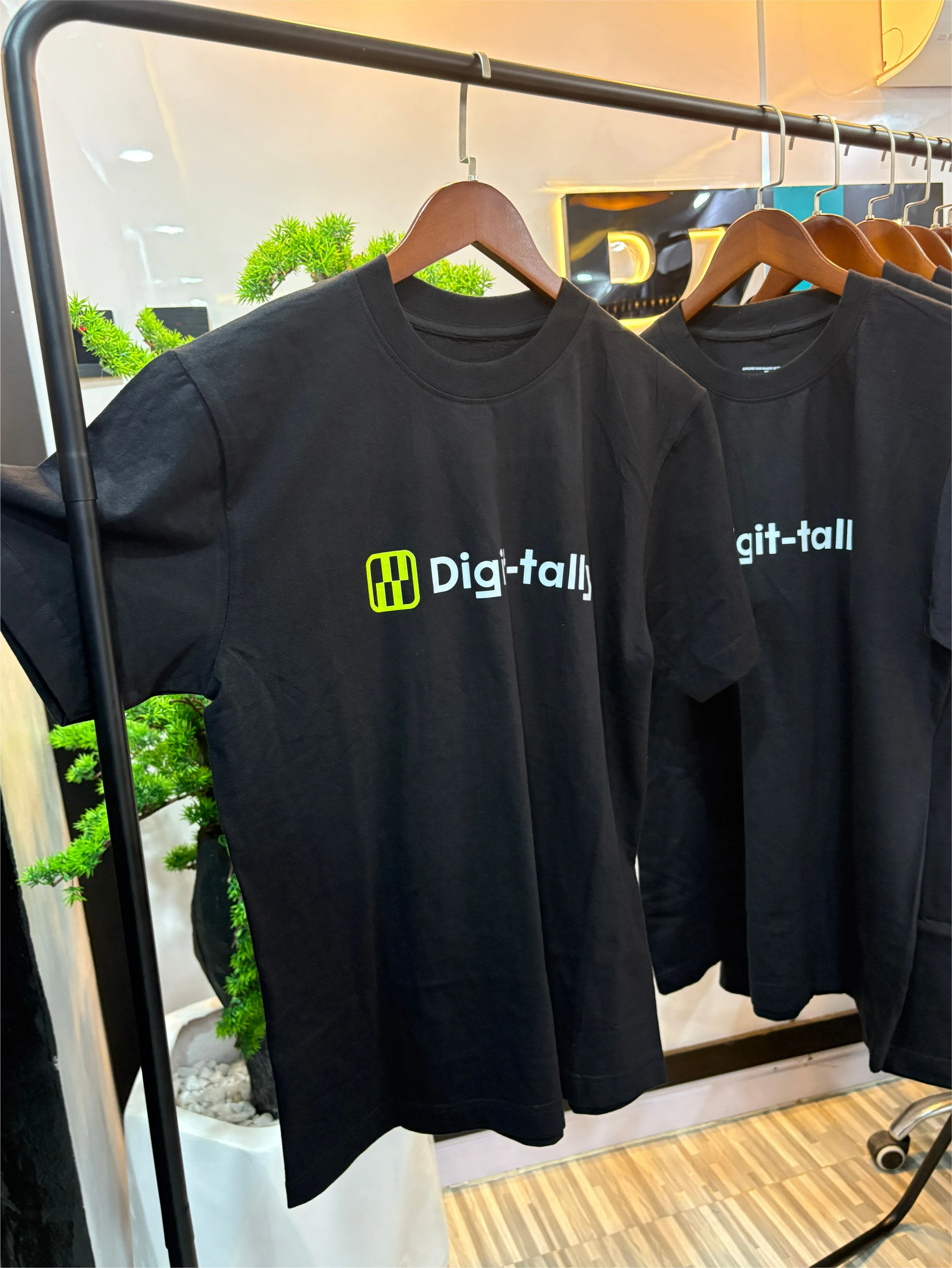 custom high quality branded black short sleeve tshirt design printing in lagos nigeria