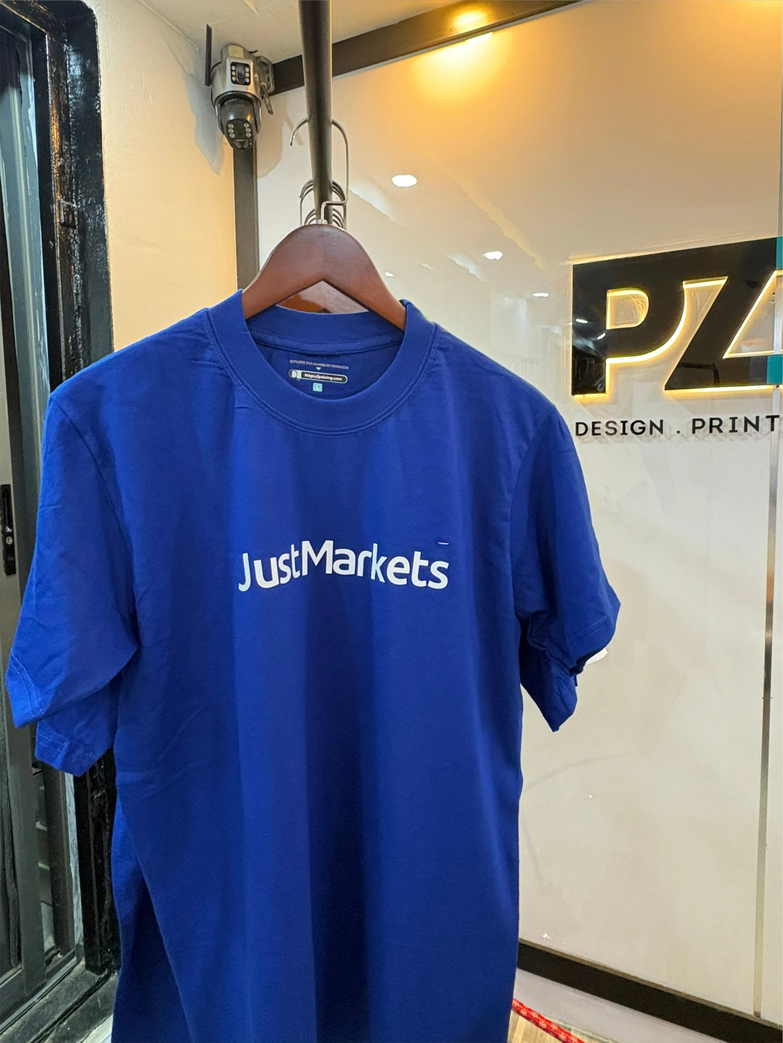 high quality personalized blue t-shirt printing in nigeria