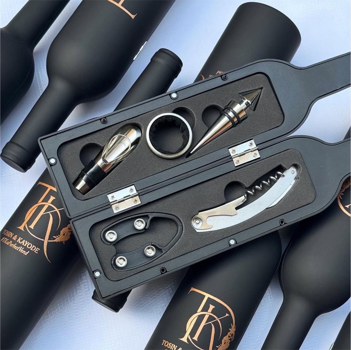 top 5 best high quality customized wine opener set design and printing in lagos nigeria