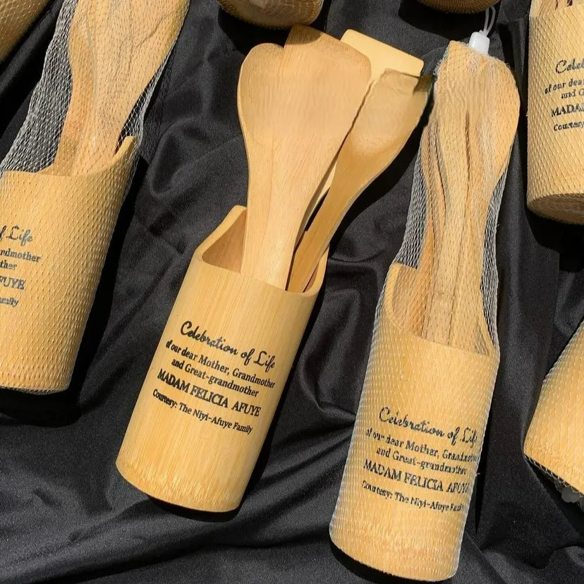 top 5 best high quality customized bamboo spatula spoon set kitchen spoon corporate event souvenirs printing in lagos nigeria