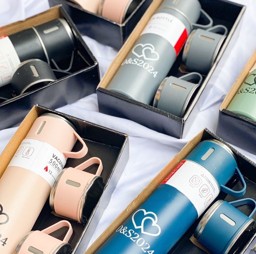 top 5 best high quality customized event vacuum flask set for event party souvenirs and gift items printing in lagos nigeria