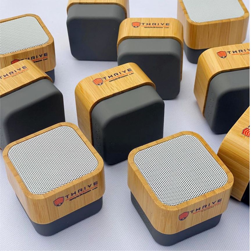 top 5 Best quality customized bamboo bluetooth speaker event party gift items and souvenir printing in lagos nigeria