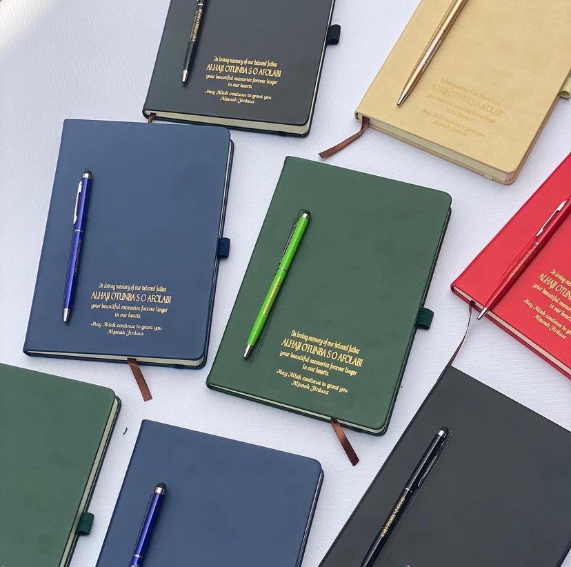top 5 best high quality customized pen hold memo notepad notebook with pen for event party souvenirs and gift items printing in lagos nigeria