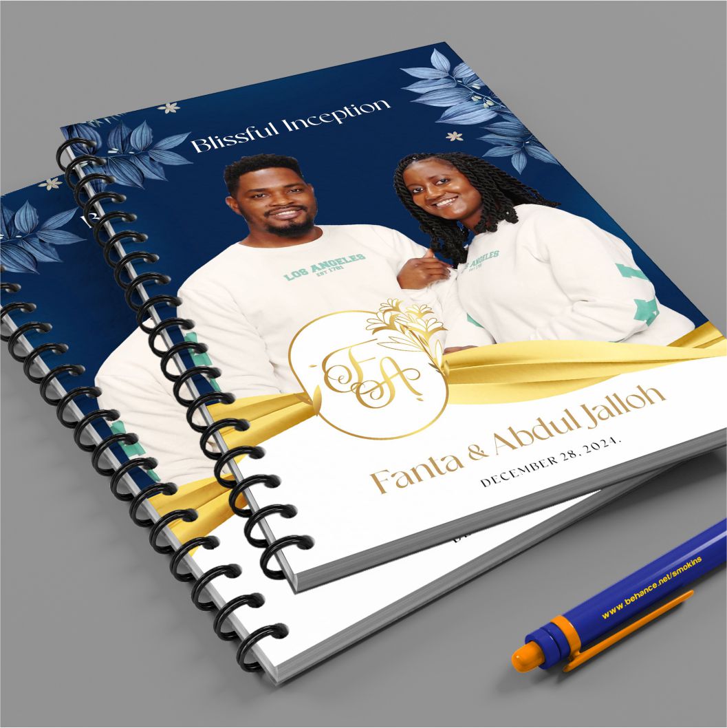 best high top quality custom branded customized wedding event souvenir jotter design and printing in Lagos, Abuja, Nigeria, Africa.