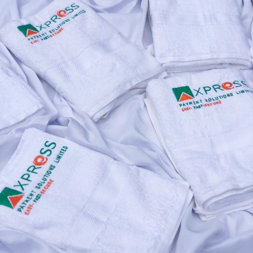 top 5 best high quality custom personalized corporate event souvenir embroidered face towel printing in lagos nigeria