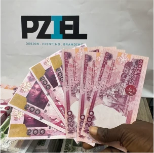 Customized high best quality top branded custom retractable promotional luxury corporate personalized dummy currency money prop design and printing in Lagos, Abuja, Nigeria, Africa.