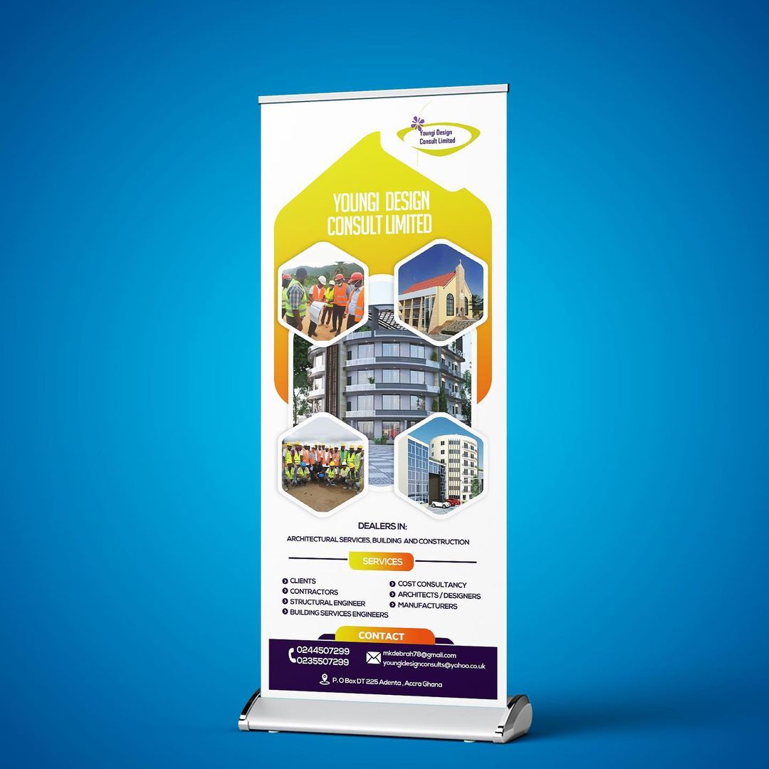 High best top quality customized branded custom premium roll up banner banner design and printing
                                                            in Lagos, Abuja, Nigeria, Africa.