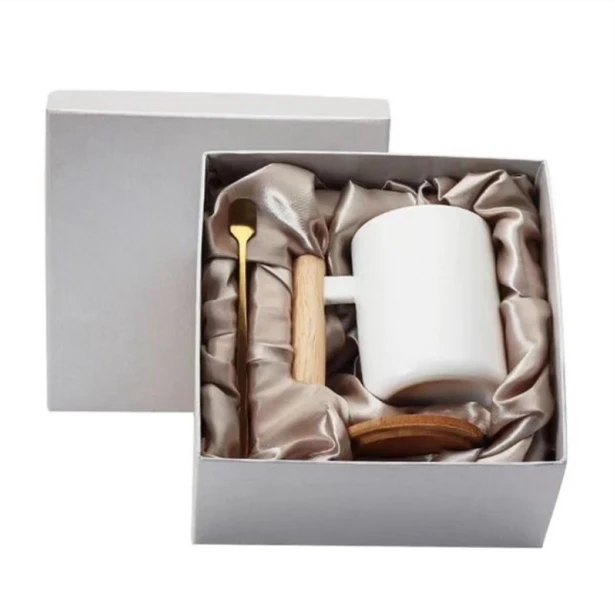 High top best quality customized branded custom retractable luxury premium promotional ceramic coffee mug with bamboo lid design and printing in Lagos, Abuja, Nigeria, Africa.