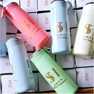 Top high best quality customized branded standard fancy retractable promotional nice glass bottle design and printing in Lagos, Abuja, Nigeria Africa.