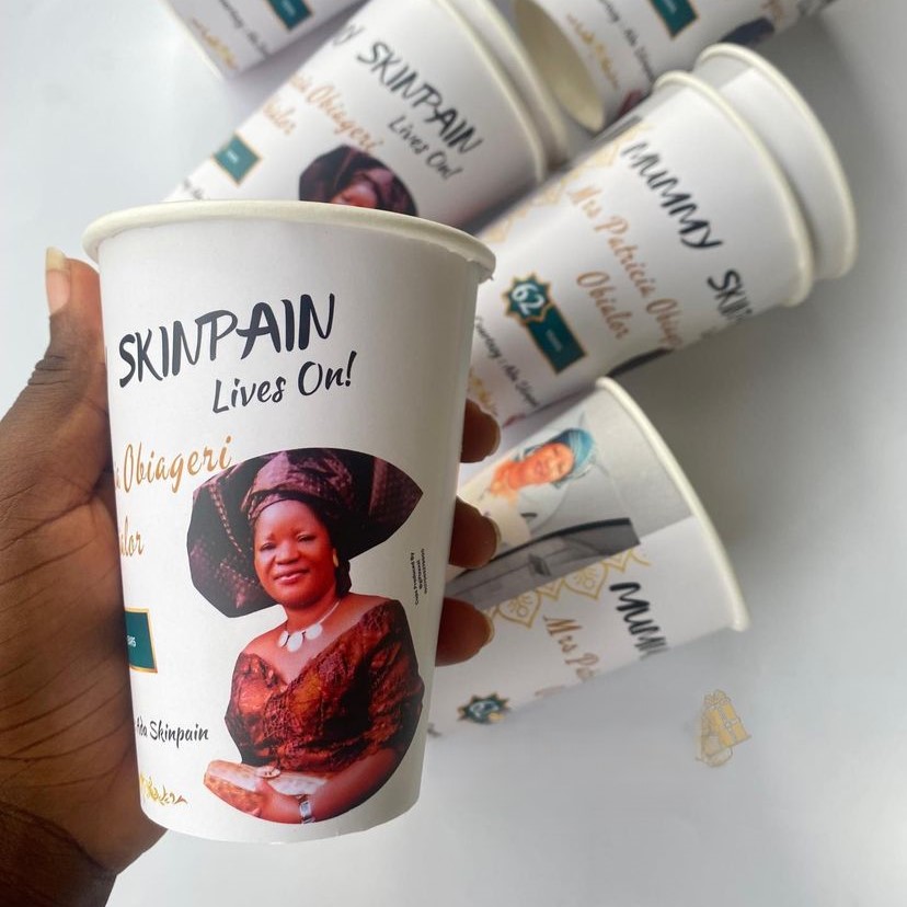 best quality customized funeral paper coffee cup personalized burial gift items paper cup printing in lagos nigeria