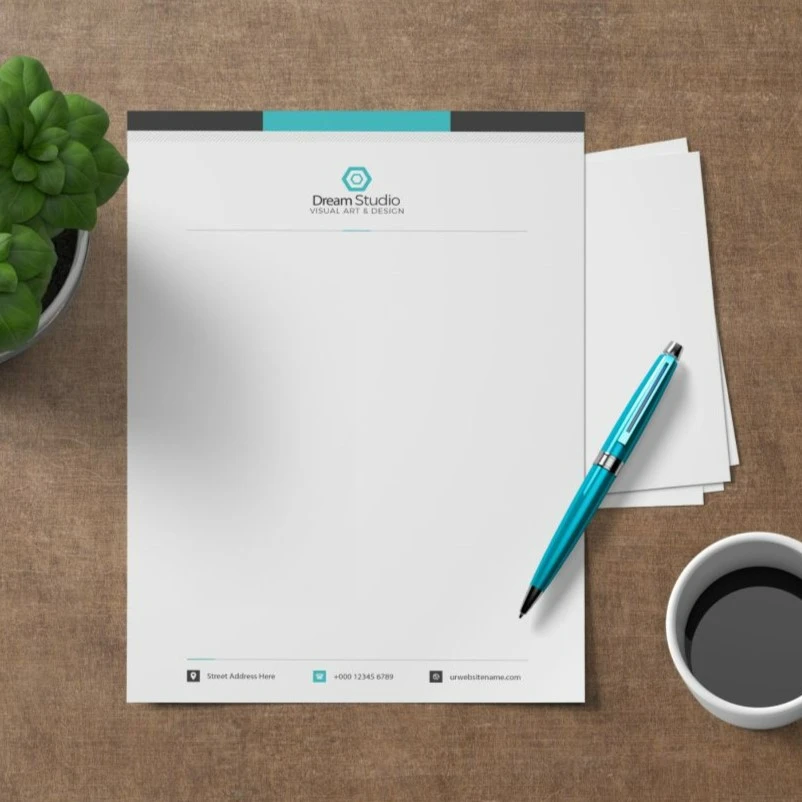 Top high best quality customized branded standard official company promotional letterhead design and printing in Lagos, Abuja, Nigeria Africa.