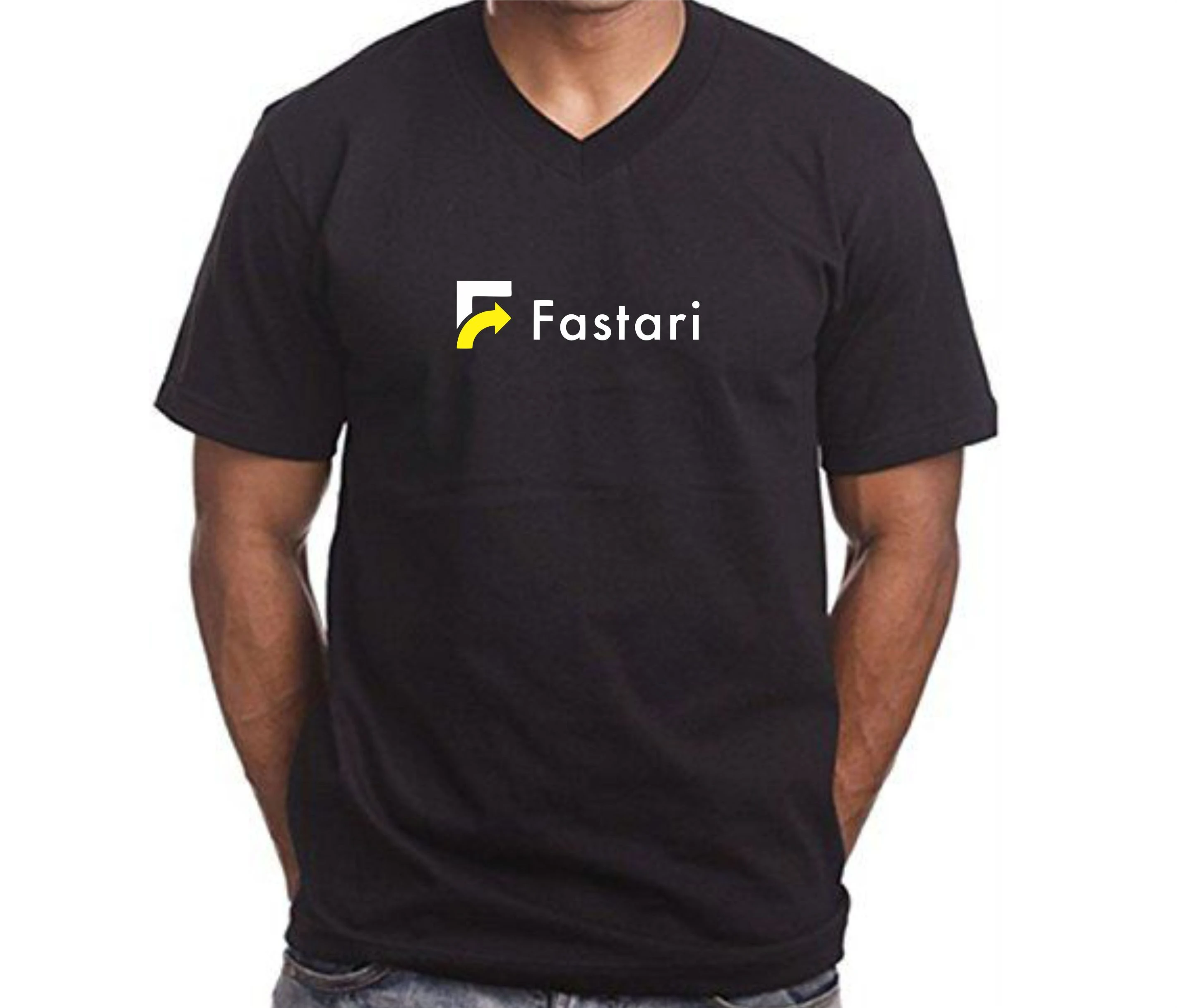 Customized black tshirt corporate round neck prints in lagos Nigeria