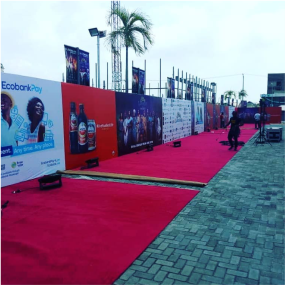 best high top quality custom branded customized retractable fashionable luxury premium corporate event hall branding design and printing in Lagos, Abuja, Nigeria, Africa.
