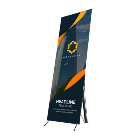 High top best quality customized branded custom retractable luxury premium promotional company x-banner design and printing in Lagos, Abuja, Nigeria, Africa.